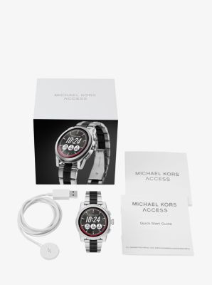 Grayson Two Tone Smartwatch Michael Kors