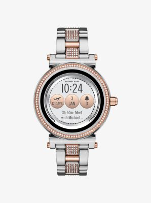 michael kors women's smartwatch sofie