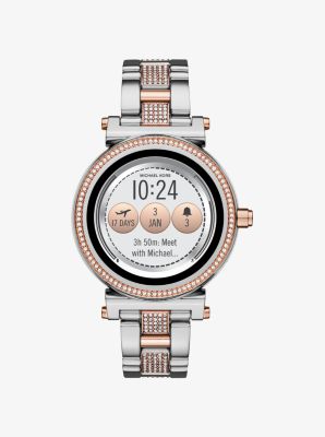 Gen 3 Sofie Pavé Two-Tone Smartwatch 