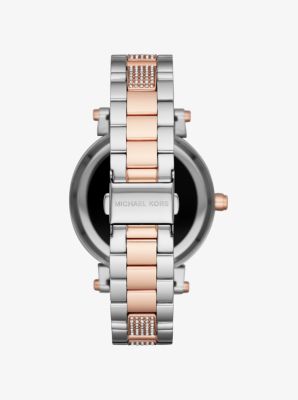 Michael kors sofie shop two tone smartwatch