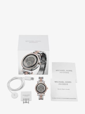 Michael kors sofie on sale two tone watch