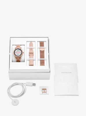 Michael kors sofie pave cheap rose gold