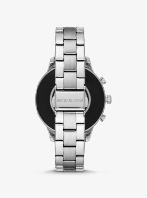 michael kors runway smartwatch silver