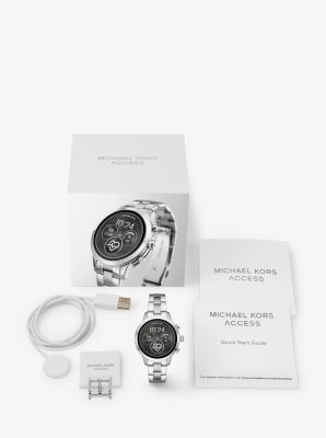 michael kors access runway silver