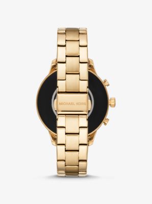 Michael kors shop runway gold smartwatch