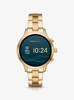 Gen 4 Runway Gold Tone Smartwatch Michael Kors Canada