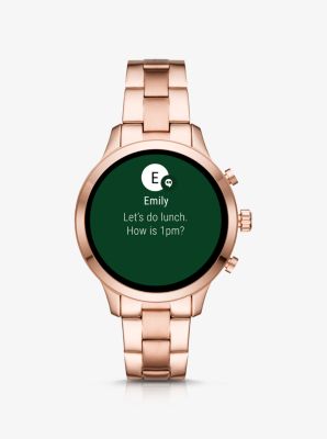 Mkt5046 runway rose gold on sale smartwatch