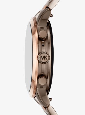 Michael kors runway two hotsell tone smartwatch