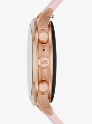 Gen 4 Runway Rose Gold Tone and Silicone Smartwatch Michael Kors