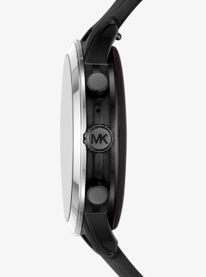 michael kors runway silicone smartwatch strap