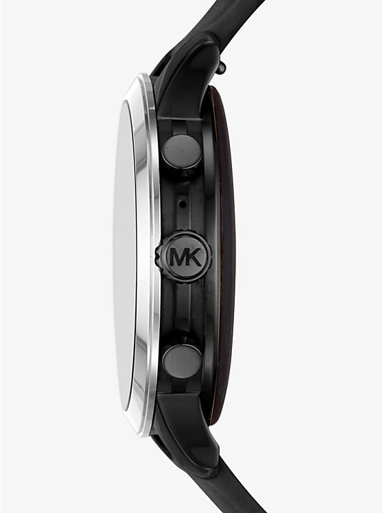 Gen 4 Runway Silver-Tone and Silicone Smartwatch | Michael Kors