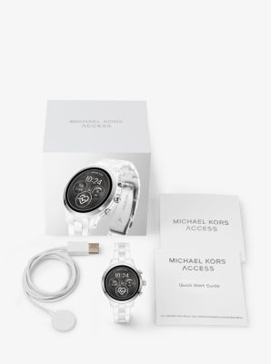 michael kors access runway silver