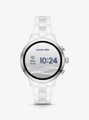 White michael outlet kors smartwatch