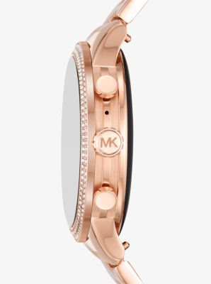 Gen 4 Runway Pav Rose Gold Tone Smartwatch Michael Kors Canada