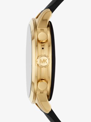 Gen 4 Runway Gold Tone and Silicone Smartwatch Michael Kors