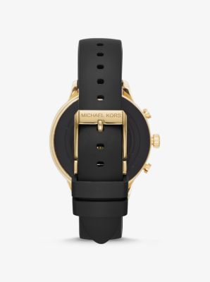 Gen 4 Runway Gold-Tone and Silicone Smartwatch | Michael Kors