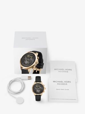 Gen 4 Runway Gold-Tone and Silicone Smartwatch | Michael Kors