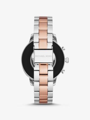 Runway heart rate acetate and rainbow pavé clearance smartwatch