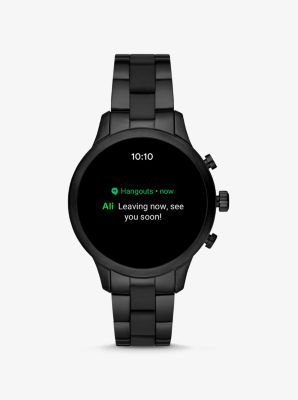 Black mk smart watch best sale