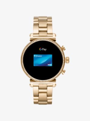 Gen 4 Sofie Gold Tone Smartwatch Michael Kors