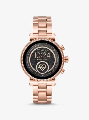 michael kors watch with hearts