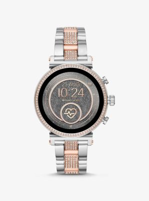 Gen 4 Sofie Pavé Two-Tone Smartwatch 