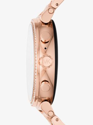 michael kors access sofie rose gold tone smartwatch