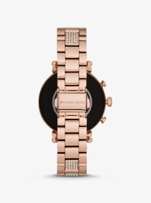 Sofie pave rose hot sale gold tone watch