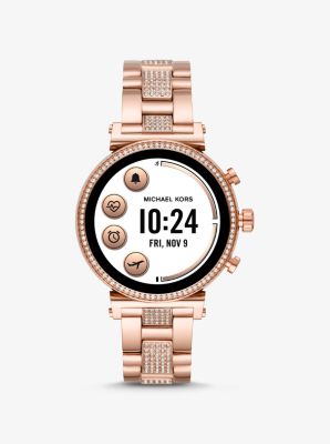 Michael kors sofie pave hot sale smartwatch