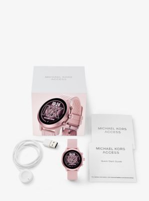 Michael Kors Access Gen 4 MKGO Pink-Tone and Silicone Smartwatch