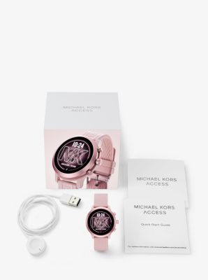 Michael Kors Access Gen 4 MKGO Pink-Tone and Silicone