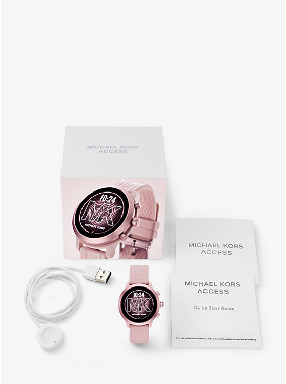 Michael Kors Access Gen 4 MKGO Pink-Tone and Silicone Smartwatch image number 5