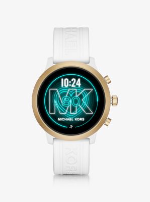 Michael Kors Access Gen 4 MKGO Gold-Tone Silicone Smartwatch | Michael