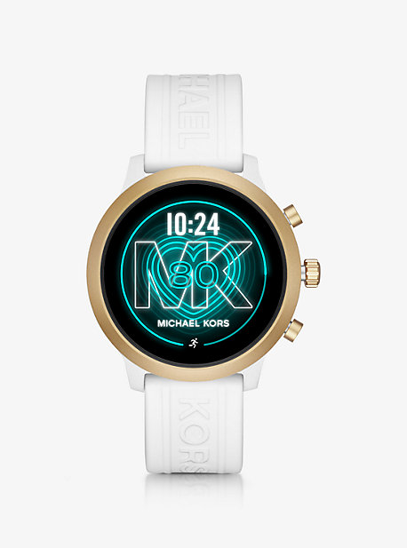 Michael Kors Access Gen 4 MKGO Gold-Tone and Silicone Smartwatch