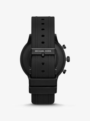 Michael Kors Access Gen 4 MKGO Black-Tone and Silicone Smartwatch 