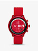 Michael Kors Access Gen 4 MKGO Red-Tone and Silicone Smartwatch image number 3