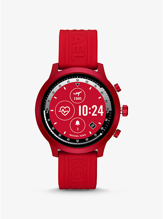 Michael Kors Access Gen 4 MKGO Red-Tone and Silicone Smartwatch image number 3