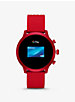Michael Kors Access Gen 4 MKGO Red-Tone and Silicone Smartwatch image number 4