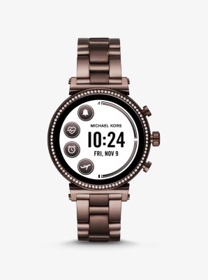 michael kors sable tone smartwatch