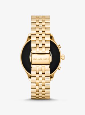 michael kors gold smartwatch mens