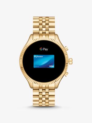 mk gold smartwatch