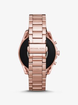 micheal kors smart watch rose gold