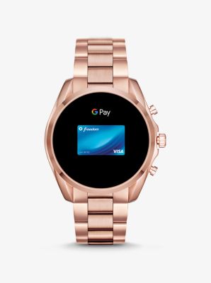 Gen 5 Bradshaw Rose Gold Tone Smartwatch Michael Kors