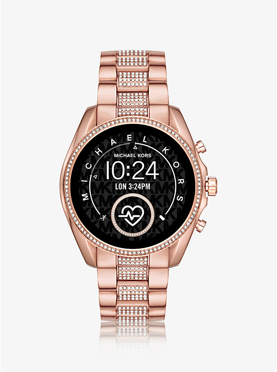 Gen 5 Bradshaw Pavé Rose Gold-Tone Smartwatch image number 0
