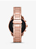 Gen 5 Bradshaw Pavé Rose Gold-Tone Smartwatch image number 2