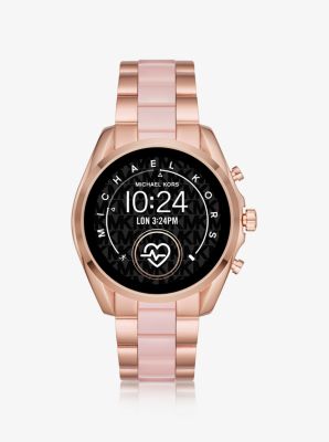 Gen 5 Rose Gold-Tone Acetate Smartwatch | Michael Kors