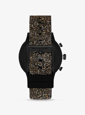 Michael Kors Access Gen 4 MKGO Black Tone Embellished Silicone