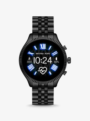 black michael kors smart watch