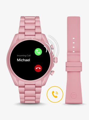 Gen 5 Bradshaw Blush Tone Aluminum Smartwatch Michael Kors