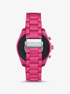 michael kors smart watch pink